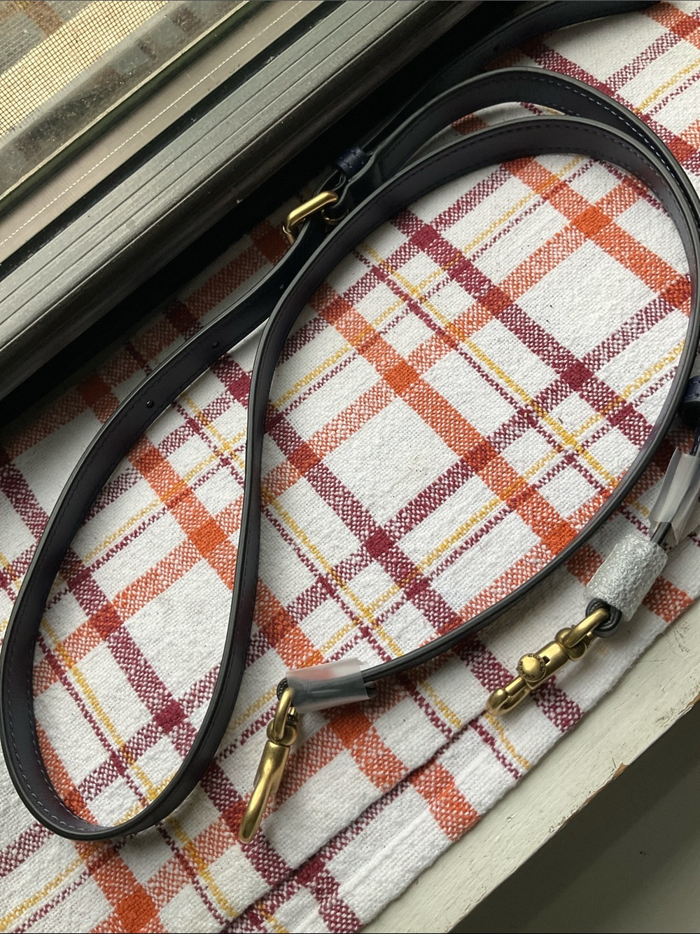 Coach Navy Blue Times Square Tabby, Crossbody bag with brushed gold hardware NWT - Picture 10 of 12